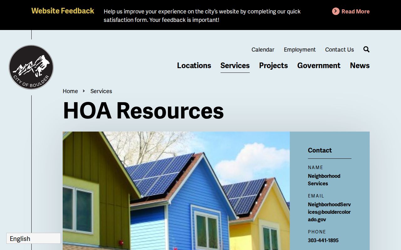 Boulder neighbors neighborhood and HOA resources